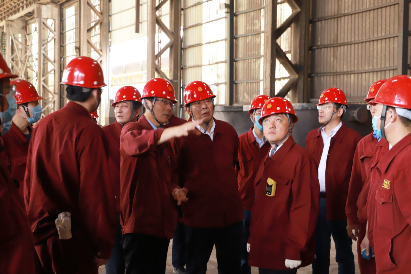國(guó)務(wù)院安全督查組來淮鋼視察