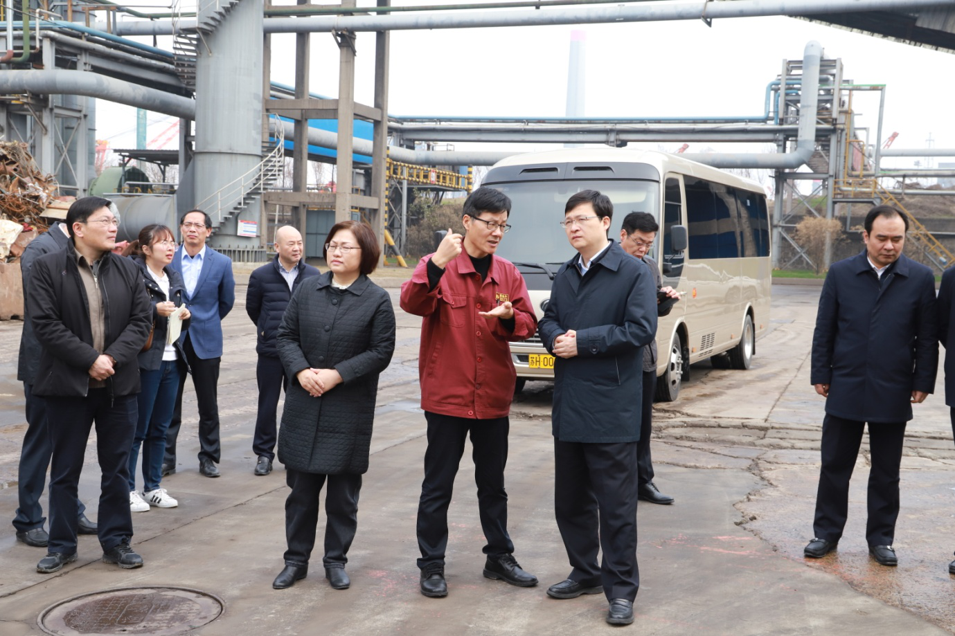 市長(zhǎng)陳之常來淮鋼召開淮鋼特鋼“十四五” 規(guī)劃調(diào)研座談會(huì)