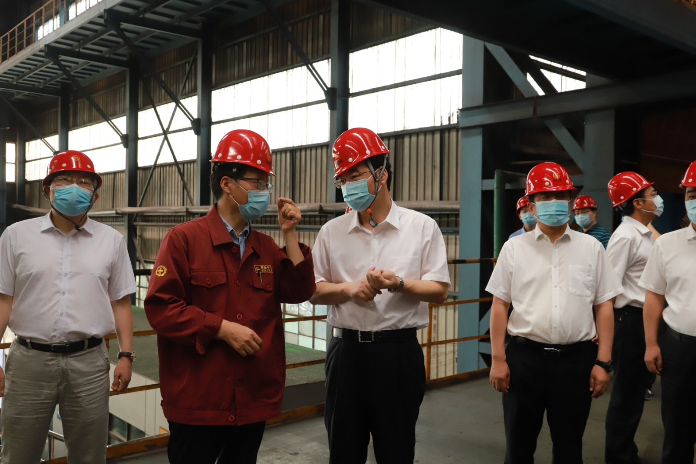 淮安市委副書(shū)記、代市長(zhǎng)史志軍來(lái)淮鋼調(diào)研