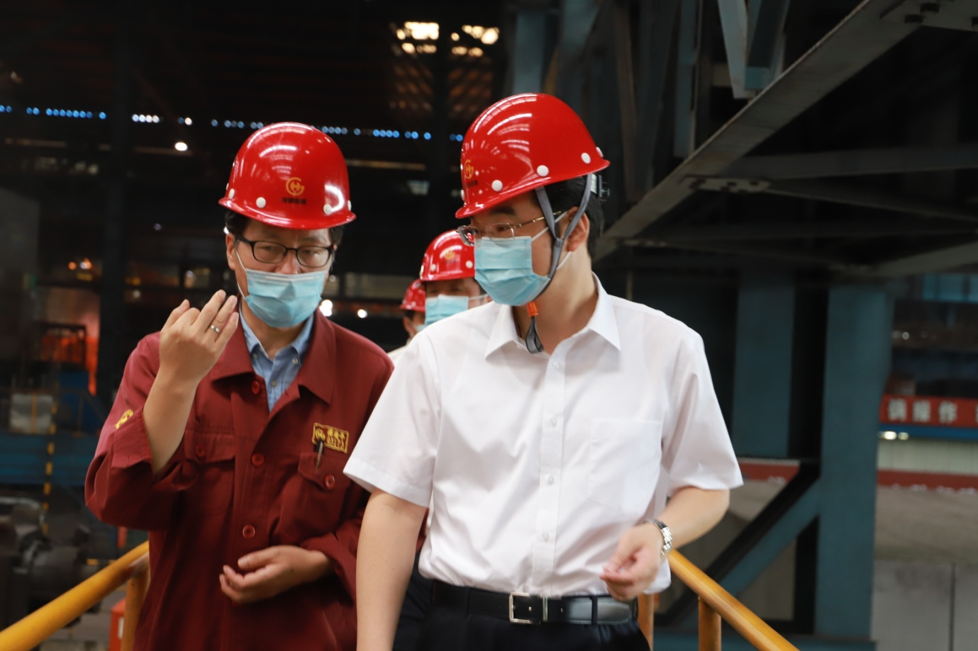 淮安市委副書(shū)記、代市長(zhǎng)史志軍來(lái)淮鋼調(diào)研