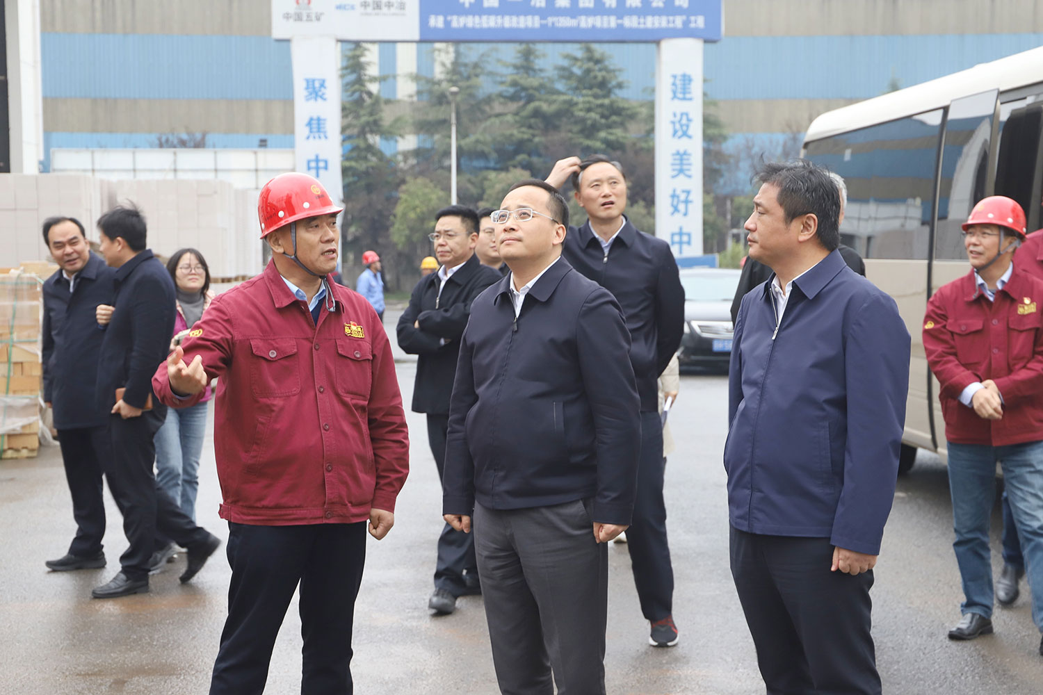 市長(zhǎng)顧坤來(lái)淮鋼調(diào)研指導(dǎo)