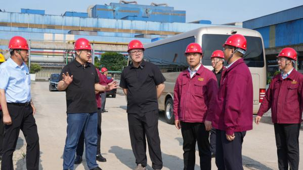 集團黨委書記、董事長沈彬來淮鋼調(diào)研指導